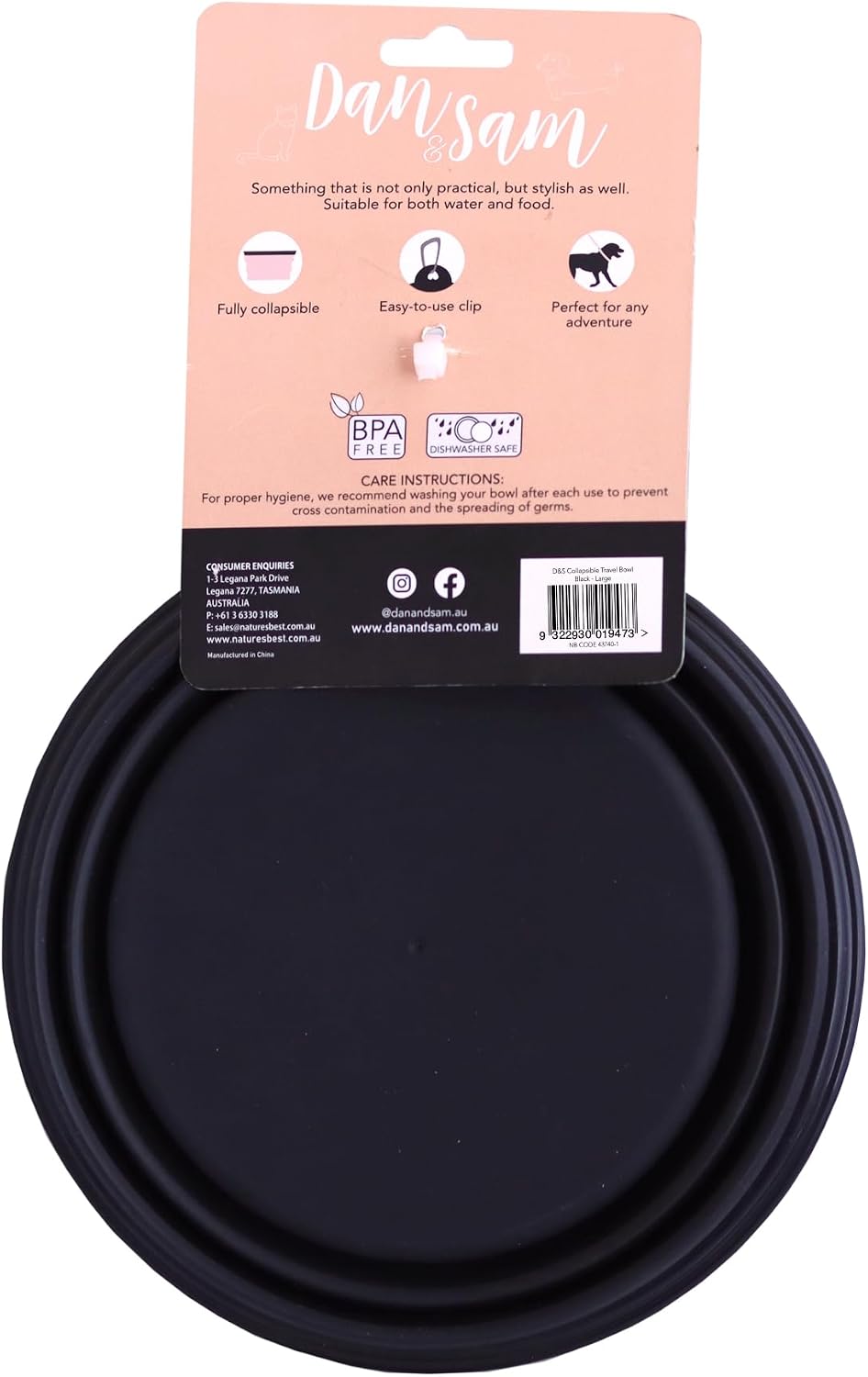 Ultimate Collapsible Travel Bowl for Pets - Lightweight, Durable & Space-Saving Feeding Solution for Dogs and Cats on the Go!