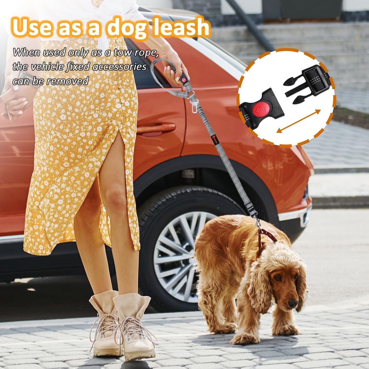 Ultimate 3-in-1 Removable Dog Seat Belt Harness for Safe Car Travel